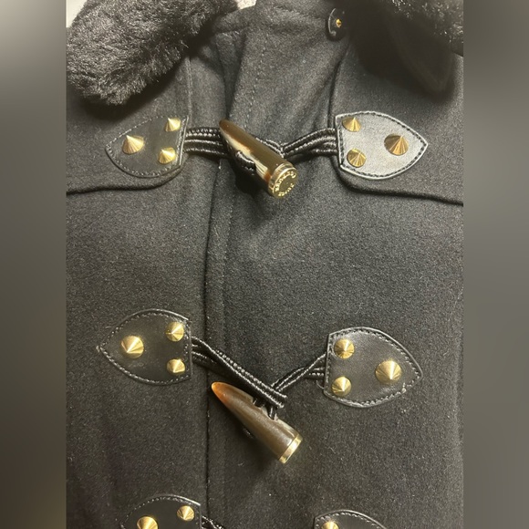 Juicy Couture black wool blend coat. Size small‎ - Picture 2 of 10